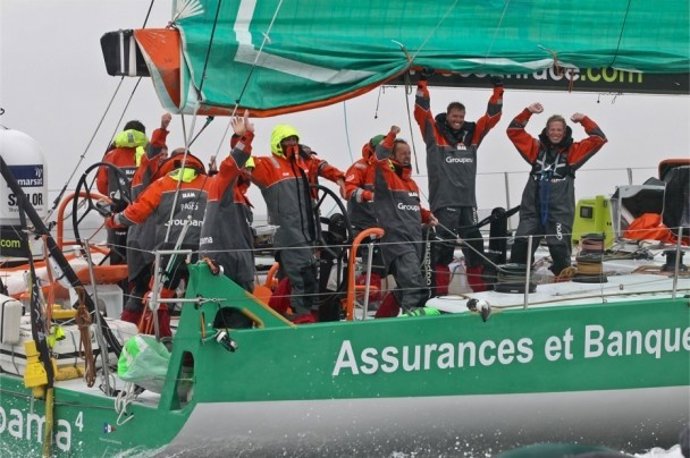 Groupama Celebrando La Victoria  Volvo Ocean Race