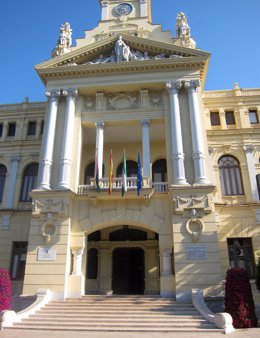 Fachada Del Ayuntamiento De Málaga