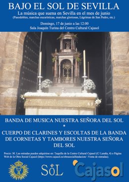 Cartel Del Concierto 'Bajo El Sol De Sevilla'