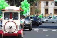 Unas mil personas convocadas por CSIF-A recorren en caravanas de coches las ocho capitales contra "recortes" de la Junta
