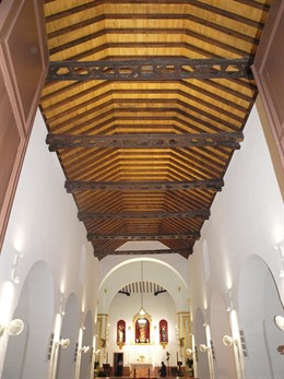 La iglesia de Riogordo tras su rehabilitación