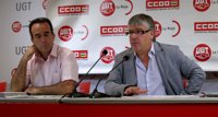 UGT reclama "mantener" la actividad de Cauchos Arnedo y CC.OO. pide "investigar" los últimos incendios en empresas