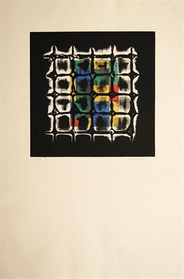 Grabado De La Serie 'Garabatos De La Cordura'