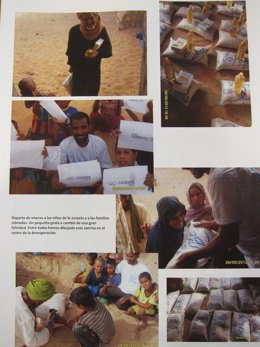 Imágenes De La ONG Coopera Sobre La Entrega De Alimentos En Malí