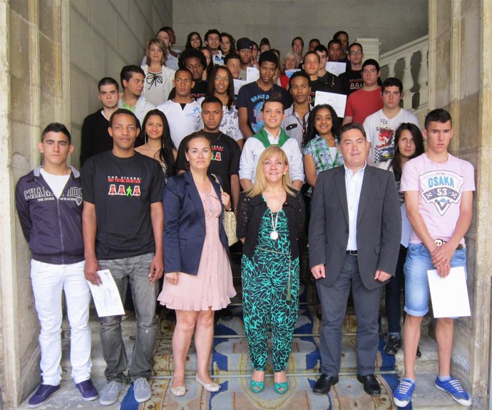 Carrasco Y Los Jóvenes Del Programa De Cualificación Inicial