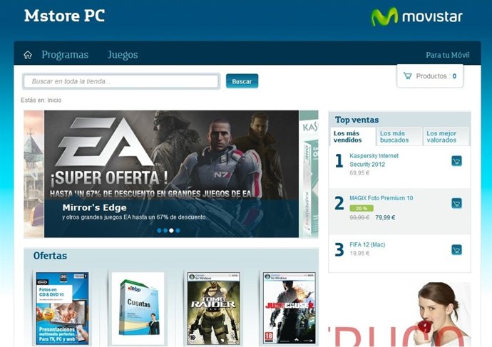 Mstore PC, La Tienda Digital Para Ordenadores De Movistar