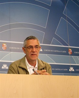 El Secretario De UGT En Cyl, Agustín Prieto, Hoy En Las Cortes. 