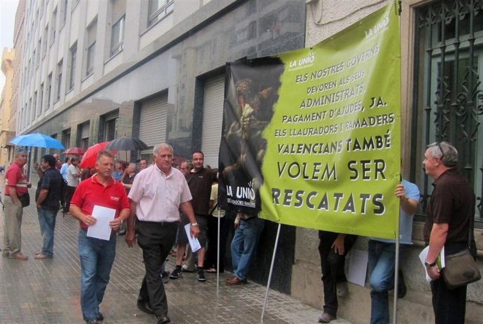 La Unió Convoca Protesta De Agricultores Y Ganaderos En Conselleria 