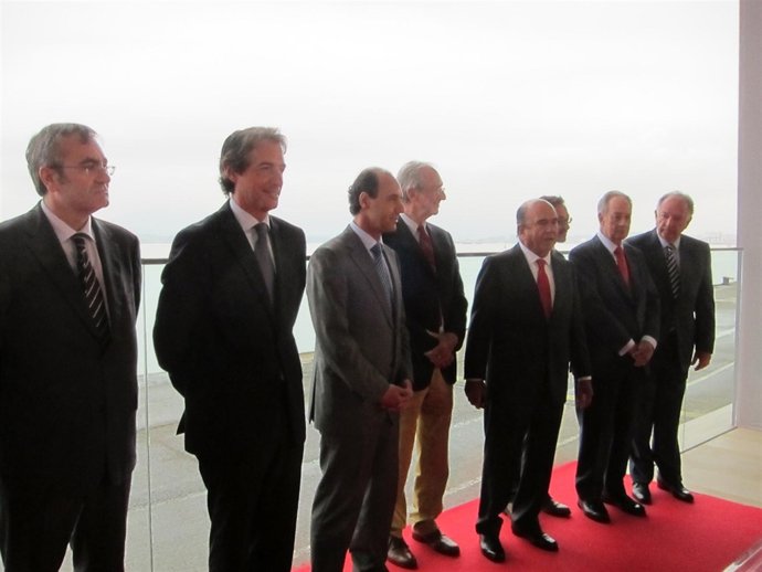 Acto De Colocación De La Primera Piedra Del Centro Botín