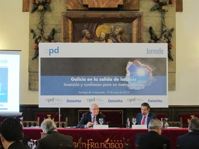 El Presidente De La CEG, Antonio Fontenla, En Una Jornda De La APD Y Deloitte