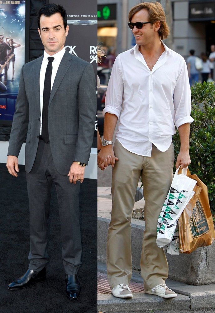 Montaje de Justin Theroux y Rosauro Varo 