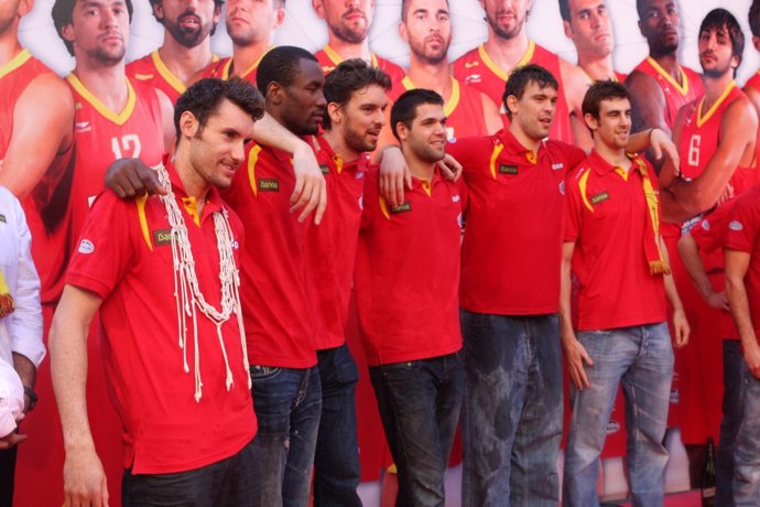 Jugadores De La Selección Española De Baloncesto En Callao
