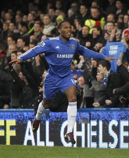 Drogba acaba con el Arsenal