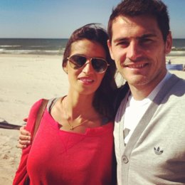 Sara Carbonero e Iker Casillas disfrutando de un día de descanso 