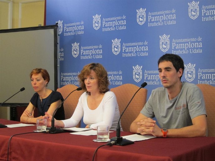 Arantza Oskoz, Eva Aranguren Y Peio Martínez De Eulate, Concejales De Bildu.