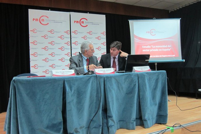 El Presidente De La Pmcm, Rafael Barón, Y El Portavoz, Antoñi Cañete