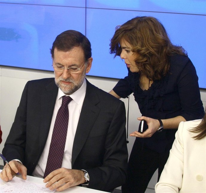 Mariano Rayoy Y Soraya Sáenz De Santamaría