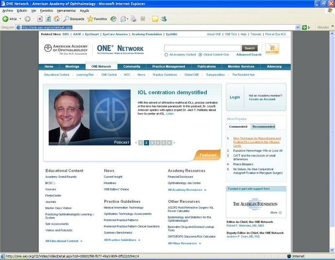 Web Con Noticia Sescam