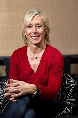 Posado de Martina Navratilova el día en que se supo que tiene cáncer