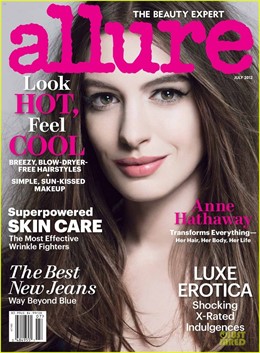 Anne Hathaway protagonista del último número de 'Allure'