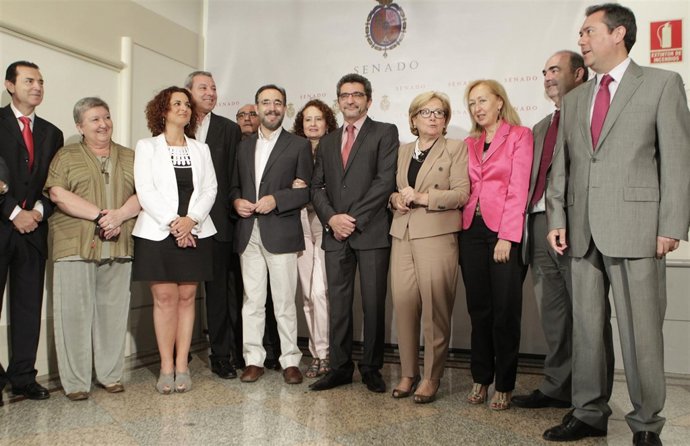 GPS SENADO // Foto Senadores Socialistas Andaluces RP Presupuestos 2012