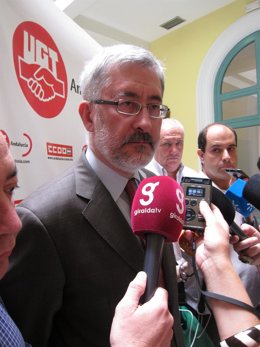 El Consejero De Economia, Innovacion, Ciencia Y Empleo, Antonio Ávila