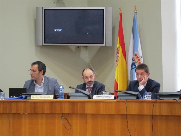 El Director De Tributos, C. Rodríguez, Y El De Política Financeira, M. Galdo.