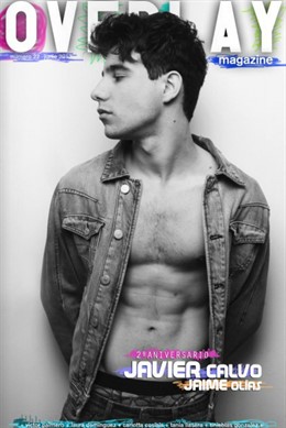 Javier Calvo en la portada de 'Overlay Magazine' 