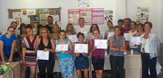 Entrega Los Diplomas Del Taller Realizado Por Asprosocu