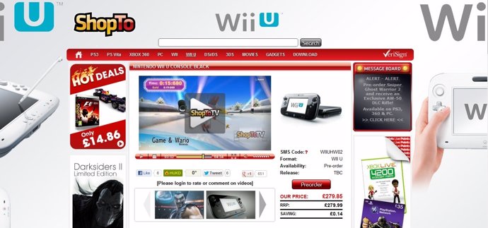 Wii U En La Tienda Online Británica Shopto