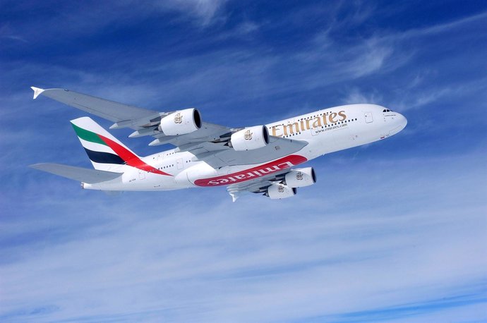 Avión A380 De Emirates