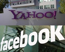 Montaje Logos Yahoo! Y Facebook