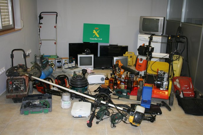 Material Intervenido En La Operación Pravo En Ourense