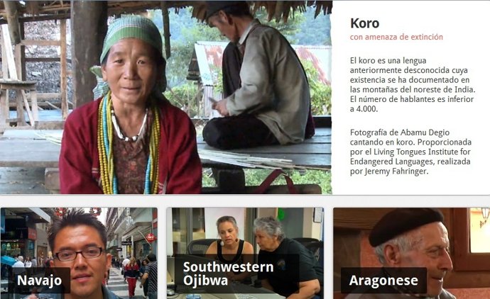 Proyecto Lenguas En Peligro De Extinción De Google