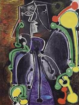 Mujer sentada' de Picasso