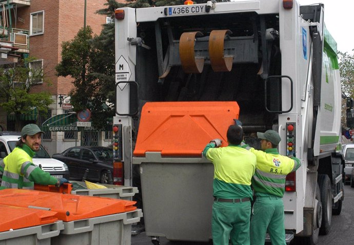 Contenedores de basura de Madrid