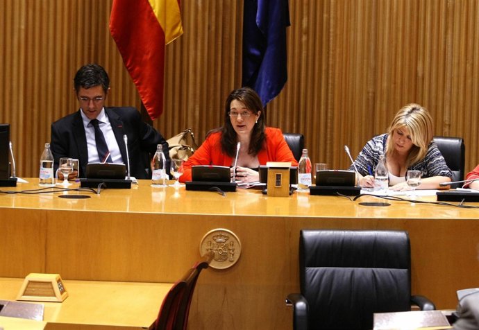 Soraya Rodríguez En La Reunión Del PSOE En El Congreso