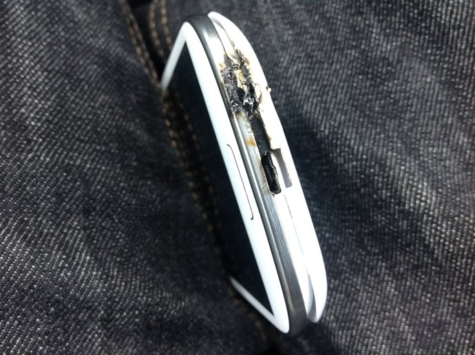 Samsung Galaxy S III Quemado