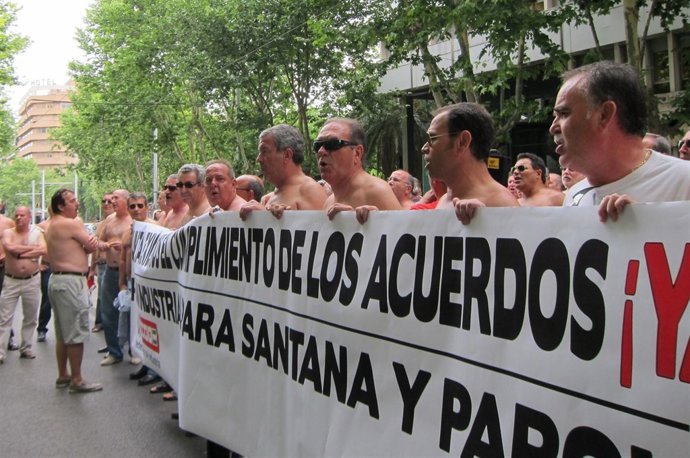 Exsantaneros Manifestados Este Martes