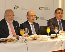 Salvador Esteve, Cristóbal Montoro Y  Juan Ignacio Zoido 