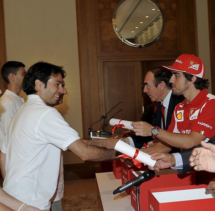 Fernando Alonso Y Emilio Botín