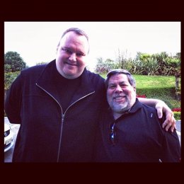 Kim Dotcom Y Steve Wozniak