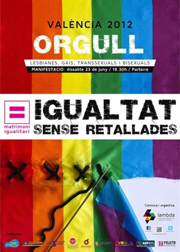 Cartel Manifestación Orgullo Gay