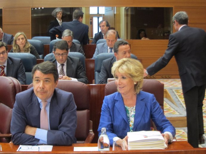 Aguirre Y González En El Pleno.