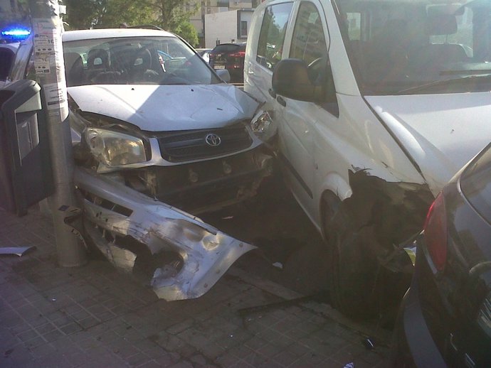 Estado De Los Coches Accidentados.