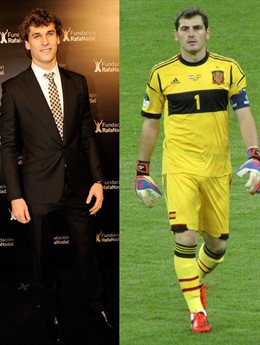 Montaje de Fernando Llorente e Iker Casillas 