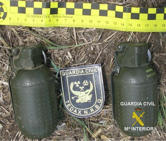 Granadas De Mano Desactivadas