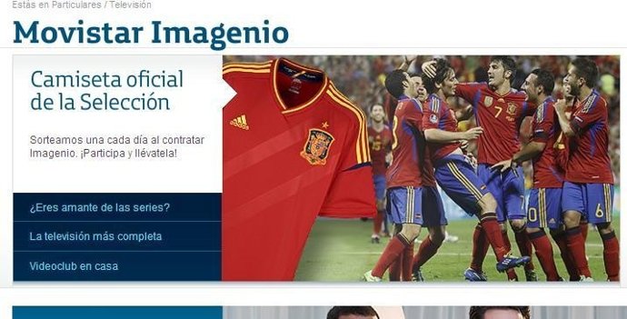 Imagen Del Portal De Imagenio Movistar