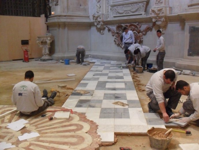 La Capilla Real Muestra Su Remozada Solería