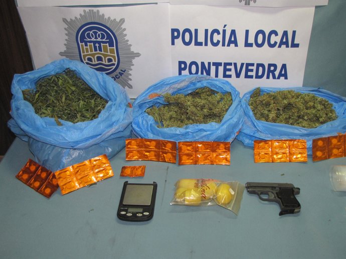 Marihuana Incautada En Pontevedra